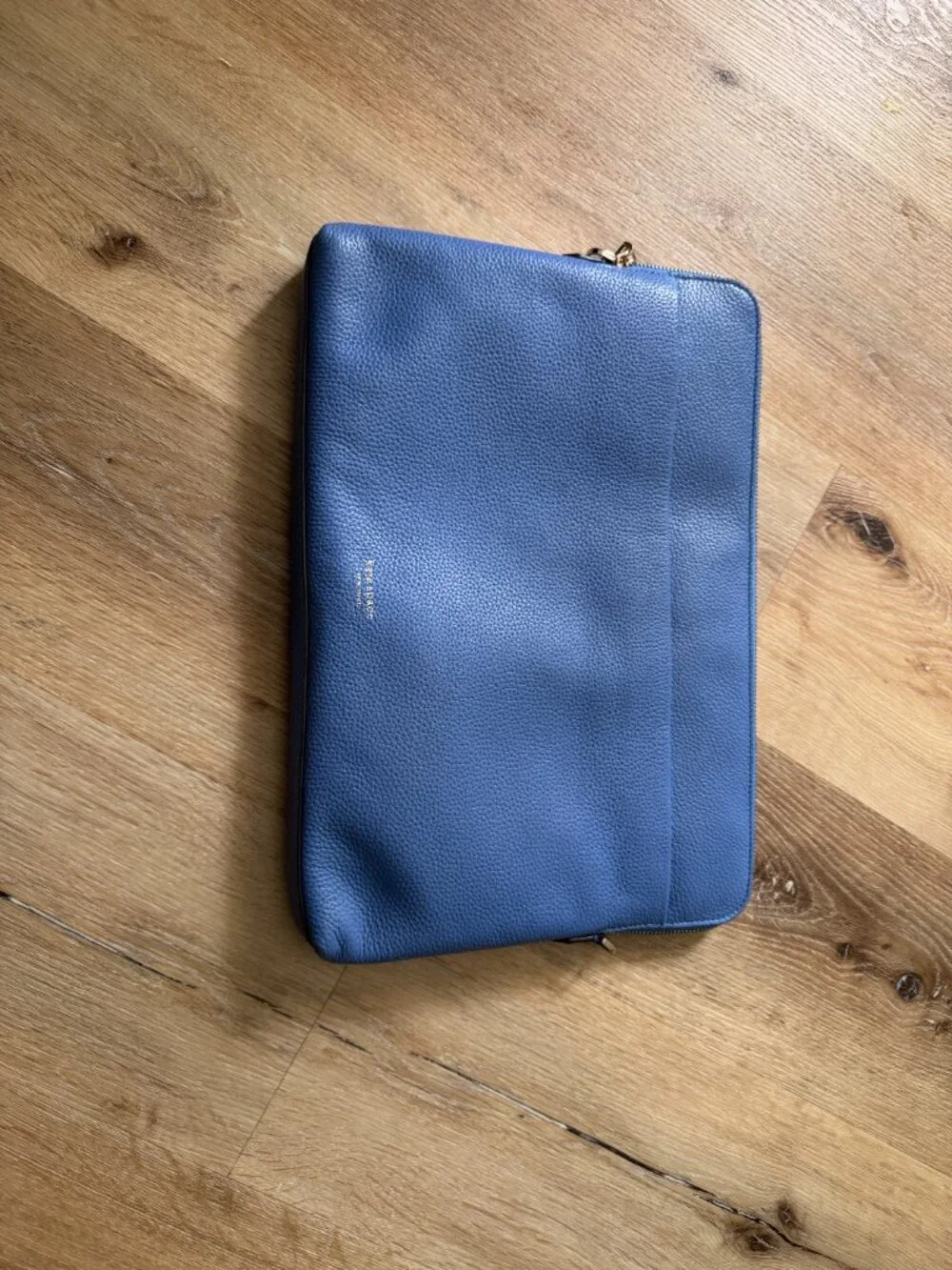 Kate Spade New York Leather Laptop Sleeve / Portfolio – Blue